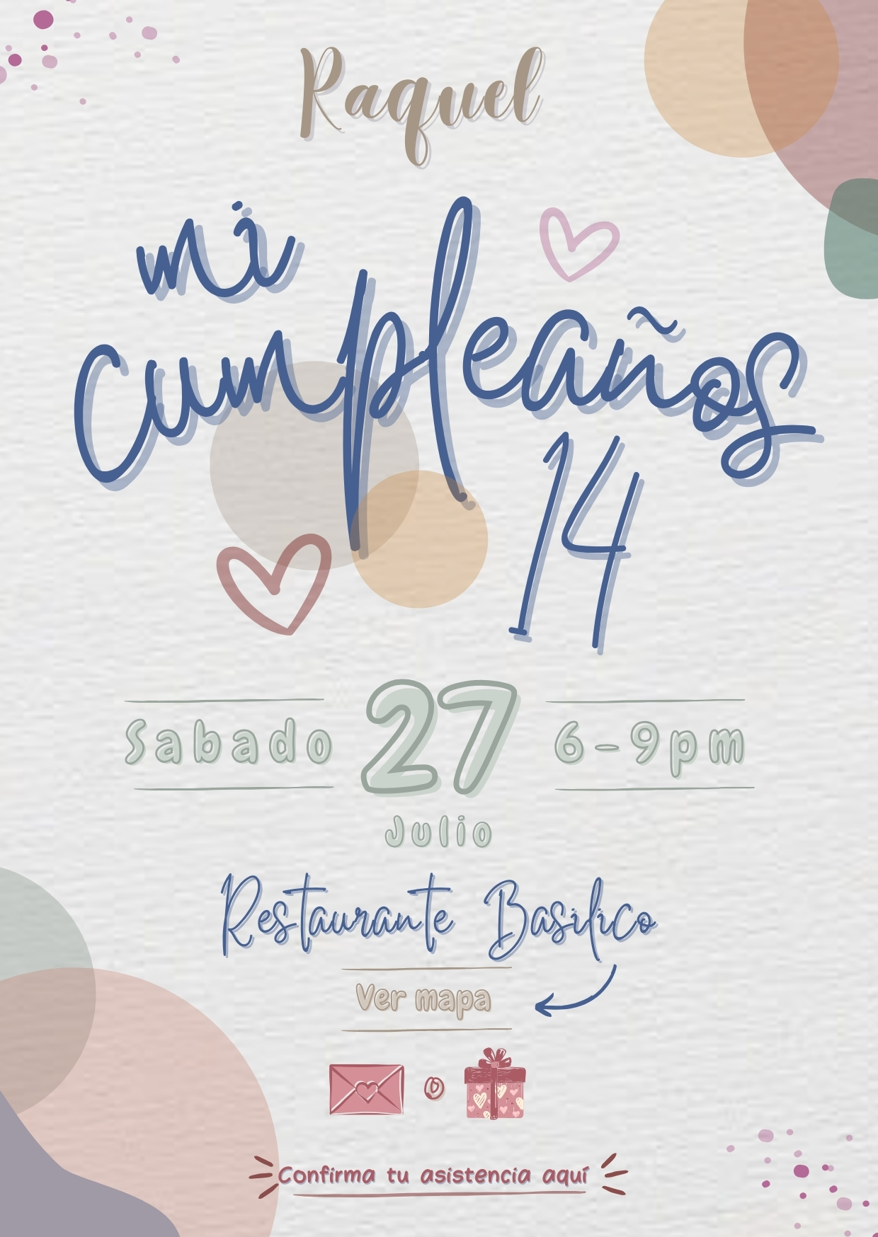Plantilla de Cumpleaños Juvenil